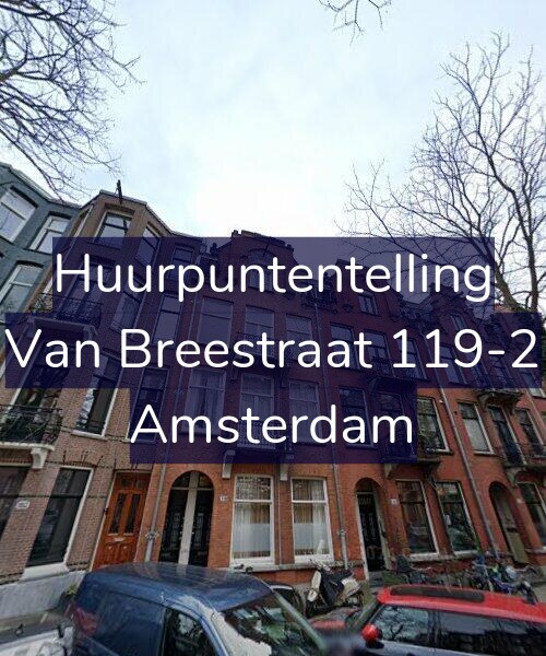 Foto gevel Huurpuntentelling voor Van Breestraat 119-2, Amsterdam