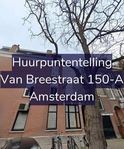 Foto gevel Huurpuntentelling voor Van Breestraat 150-A, Amsterdam
