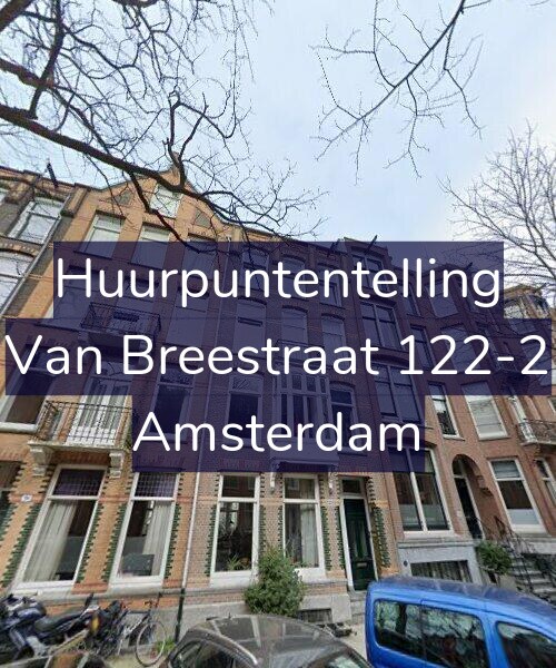 Foto gevel Huurpuntentelling voor Van Breestraat 122-2, Amsterdam