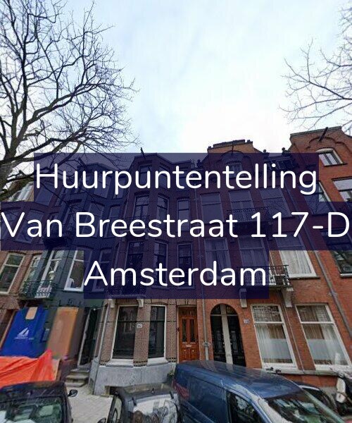 Foto gevel Huurpuntentelling voor Van Breestraat 117-D, Amsterdam