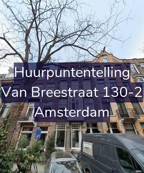 Foto gevel Huurpuntentelling voor Van Breestraat 130-2, Amsterdam