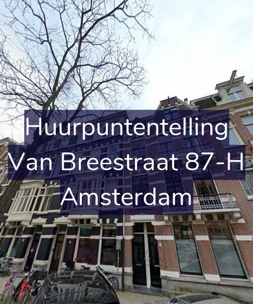 Foto gevel Huurpuntentelling voor Van Breestraat 87-H, Amsterdam