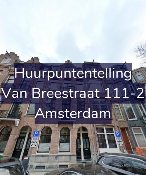 Foto gevel Huurpuntentelling voor Van Breestraat 111-2, Amsterdam