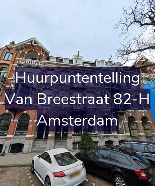 Foto gevel Huurpuntentelling voor Van Breestraat 82-H, Amsterdam