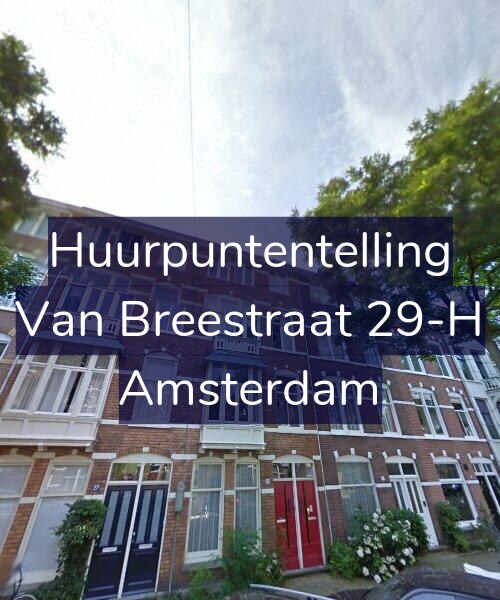 Foto gevel Huurpuntentelling voor Van Breestraat 29-H, Amsterdam