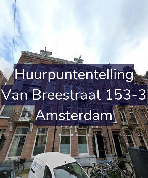 Foto gevel Huurpuntentelling voor Van Breestraat 153-3, Amsterdam