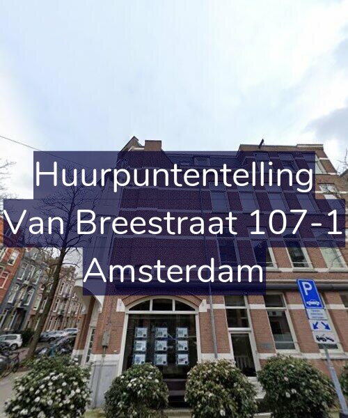 Foto gevel Huurpuntentelling voor Van Breestraat 107-1, Amsterdam