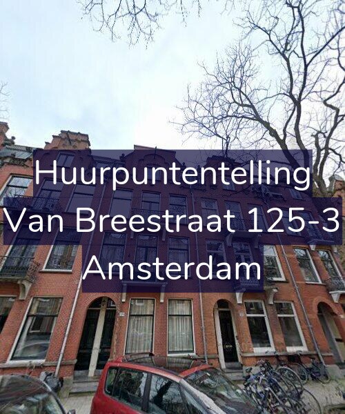 Foto gevel Huurpuntentelling voor Van Breestraat 125-3, Amsterdam