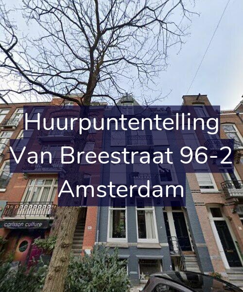Foto gevel Huurpuntentelling voor Van Breestraat 96-2, Amsterdam