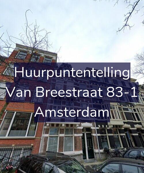Foto gevel Huurpuntentelling voor Van Breestraat 83-1, Amsterdam