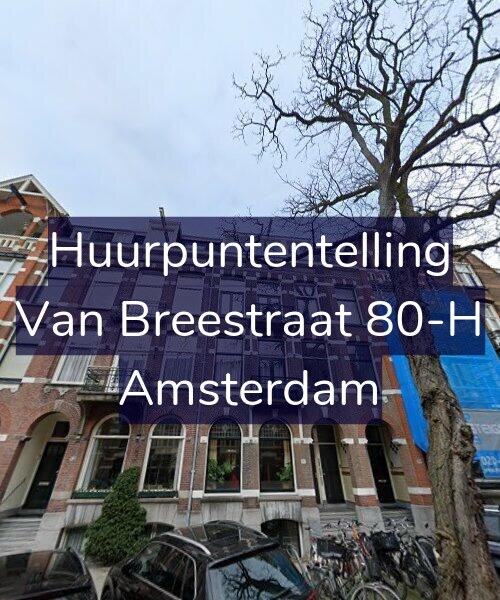 Foto gevel Huurpuntentelling voor Van Breestraat 80-H, Amsterdam