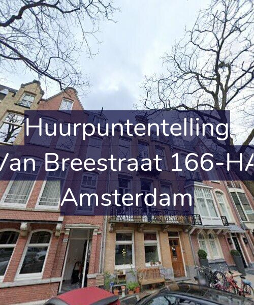 Foto gevel Huurpuntentelling voor Van Breestraat 166-HA, Amsterdam