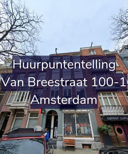 Foto gevel Huurpuntentelling voor Van Breestraat 100-1, Amsterdam