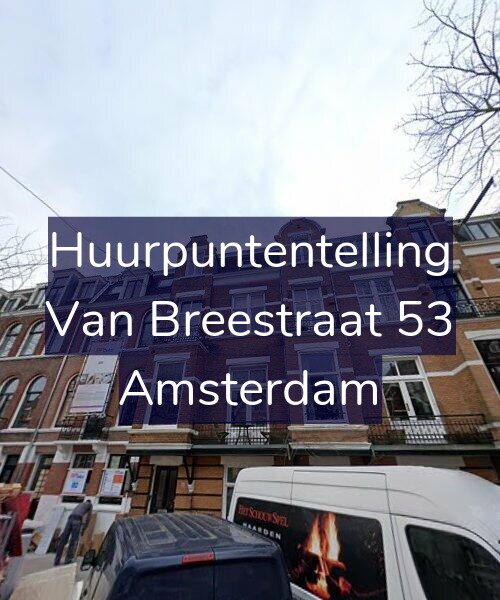 Foto gevel Huurpuntentelling voor Van Breestraat 53, Amsterdam