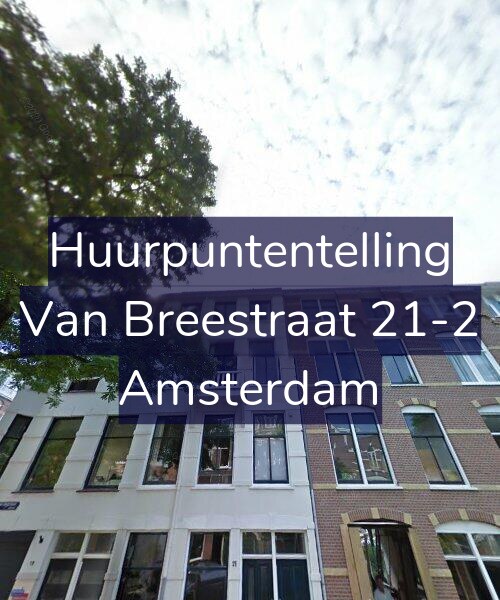 Foto gevel Huurpuntentelling voor Van Breestraat 21-2, Amsterdam