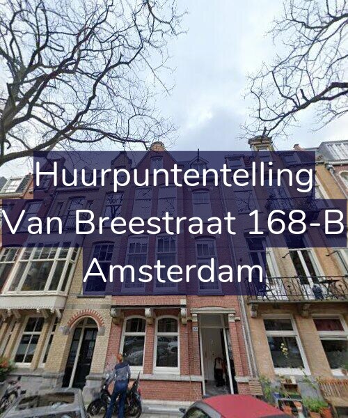 Foto gevel Huurpuntentelling voor Van Breestraat 168-B, Amsterdam