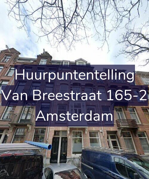 Foto gevel Huurpuntentelling voor Van Breestraat 165-2, Amsterdam