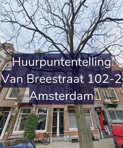 Foto gevel Huurpuntentelling voor Van Breestraat 102-2, Amsterdam