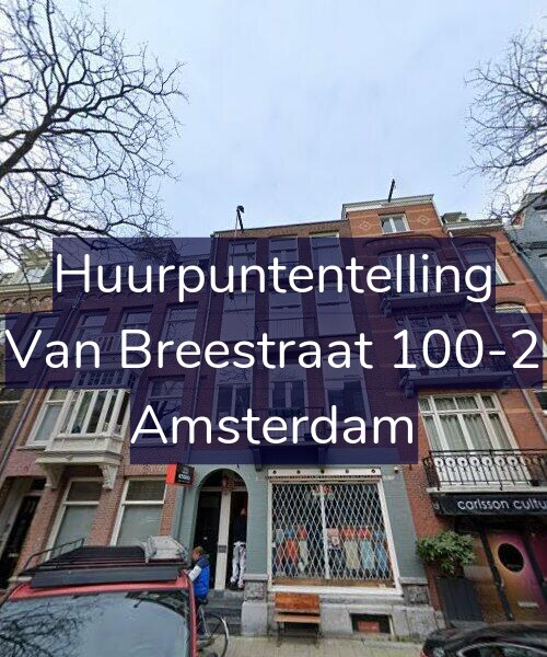 Foto gevel Huurpuntentelling voor Van Breestraat 100-2, Amsterdam