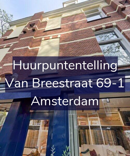 Foto gevel Huurpuntentelling voor Van Breestraat 69-1, Amsterdam