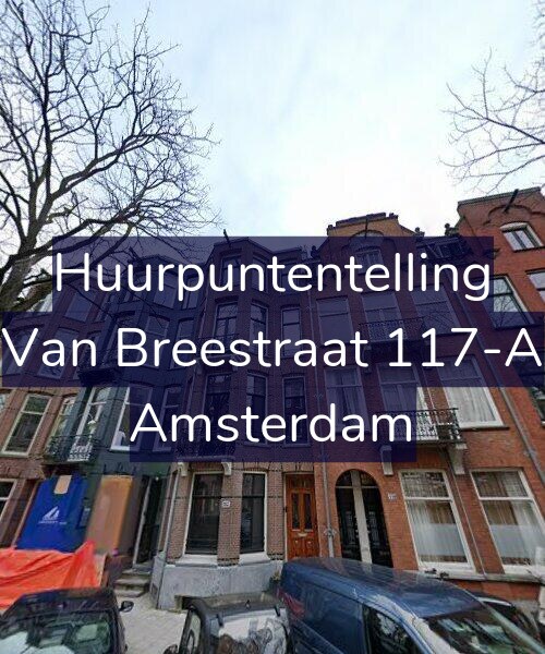Foto gevel Huurpuntentelling voor Van Breestraat 117-A, Amsterdam