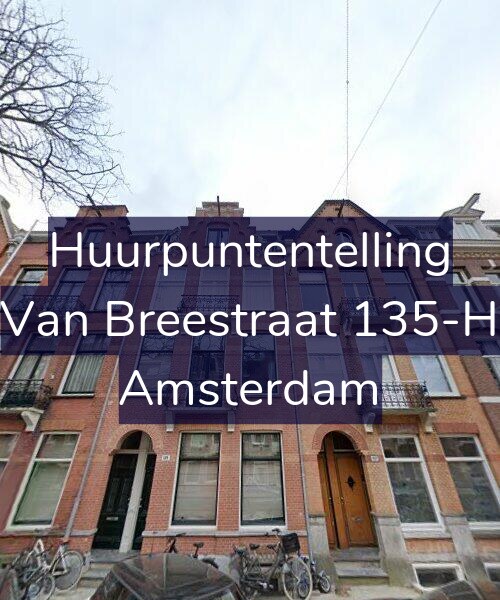Foto gevel Huurpuntentelling voor Van Breestraat 135-H, Amsterdam