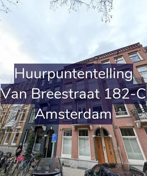Foto gevel Huurpuntentelling voor Van Breestraat 182-C, Amsterdam