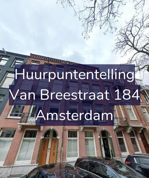 Foto gevel Huurpuntentelling voor Van Breestraat 184, Amsterdam