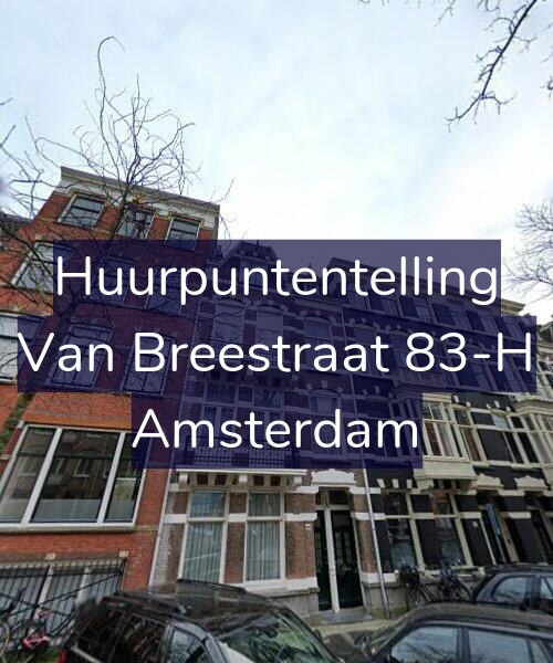 Foto gevel Huurpuntentelling voor Van Breestraat 83-H, Amsterdam