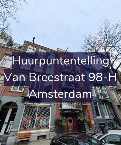 Foto gevel Huurpuntentelling voor Van Breestraat 98-H, Amsterdam