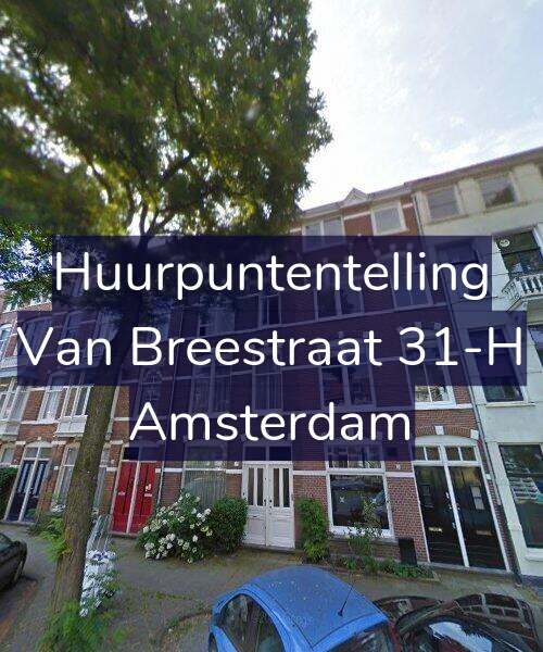 Foto gevel Huurpuntentelling voor Van Breestraat 31-H, Amsterdam