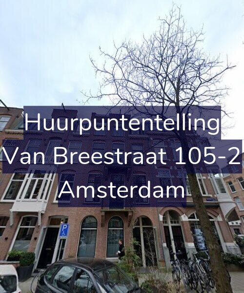 Foto gevel Huurpuntentelling voor Van Breestraat 105-2, Amsterdam