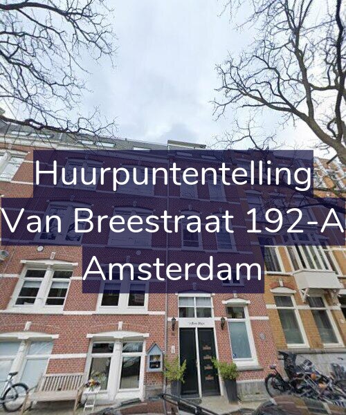 Foto gevel Huurpuntentelling voor Van Breestraat 192-A, Amsterdam