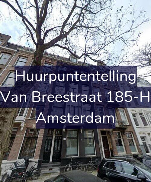 Foto gevel Huurpuntentelling voor Van Breestraat 185-H, Amsterdam