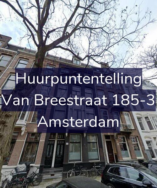 Foto gevel Huurpuntentelling voor Van Breestraat 185-3, Amsterdam