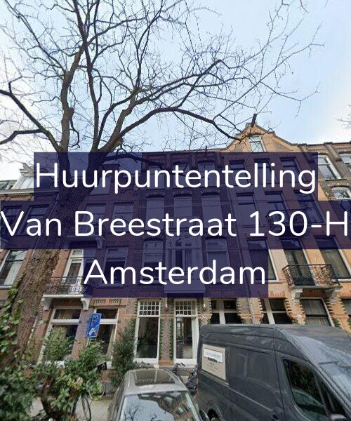 Foto gevel Huurpuntentelling voor Van Breestraat 130-H, Amsterdam