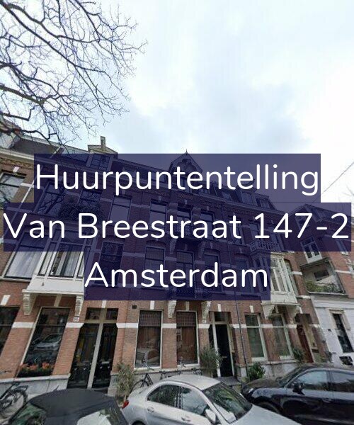 Foto gevel Huurpuntentelling voor Van Breestraat 147-2, Amsterdam