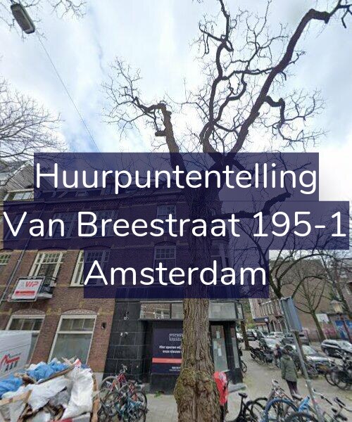 Foto gevel Huurpuntentelling voor Van Breestraat 195-1, Amsterdam