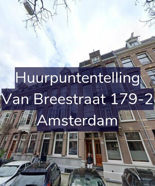 Foto gevel Huurpuntentelling voor Van Breestraat 179-2, Amsterdam