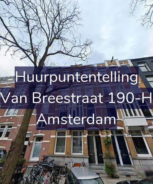 Foto gevel Huurpuntentelling voor Van Breestraat 190-H, Amsterdam