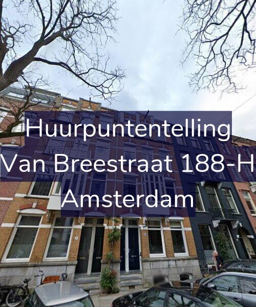 Foto gevel Huurpuntentelling voor Van Breestraat 188-H, Amsterdam