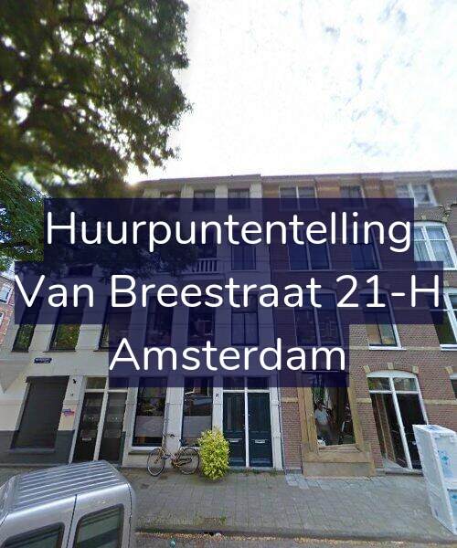 Foto gevel Huurpuntentelling voor Van Breestraat 21-H, Amsterdam