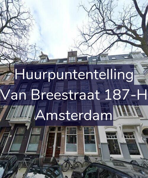 Foto gevel Huurpuntentelling voor Van Breestraat 187-H, Amsterdam