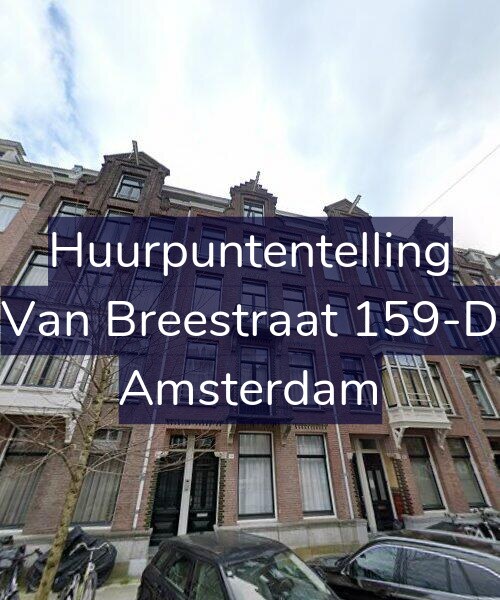 Foto gevel Huurpuntentelling voor Van Breestraat 159-D, Amsterdam