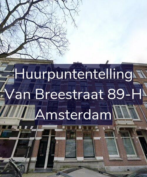 Foto gevel Huurpuntentelling voor Van Breestraat 89-H, Amsterdam