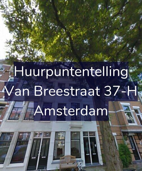 Foto gevel Huurpuntentelling voor Van Breestraat 37-H, Amsterdam