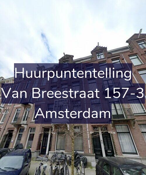 Foto gevel Huurpuntentelling voor Van Breestraat 157-3, Amsterdam