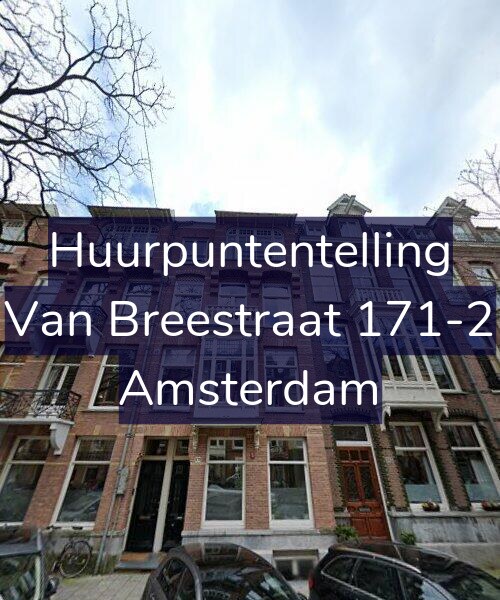 Foto gevel Huurpuntentelling voor Van Breestraat 171-2, Amsterdam