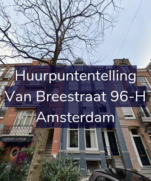 Foto gevel Huurpuntentelling voor Van Breestraat 96-H, Amsterdam