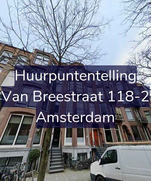 Foto gevel Huurpuntentelling voor Van Breestraat 118-2, Amsterdam